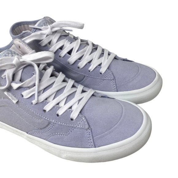 VANS Skate Lizzie Dusty Blue Shoe High Casual For Women Suede Canvas VN0A4BX1DSB - Picture 5 of 10